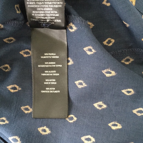 Ted Baker Diamond Geo Print Shirt, Size 5 - Picture 7 of 16